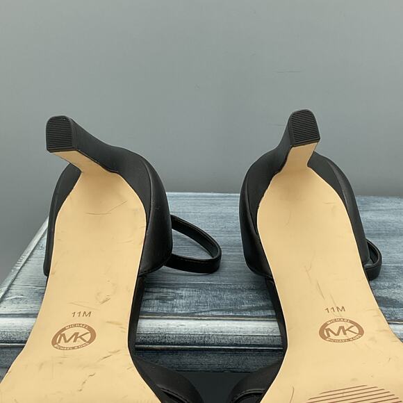 NEW Michael Kors Women’s Alexia Ankle Strap Sandals Black Size 11M - Picture 9 of 10